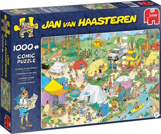 Jan van Haasteren Kamperen in het Bos puzzel